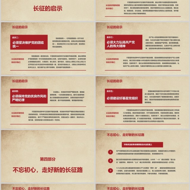纪念长征81周年动态PPT 纪念长征81周年动态PPT