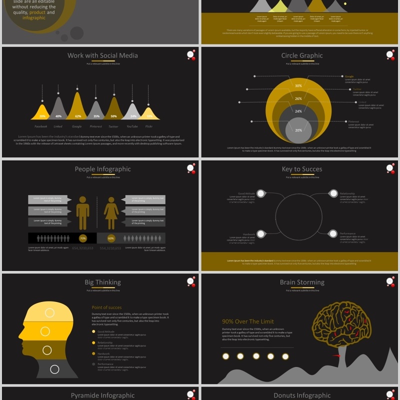 ppt图标世界地图集