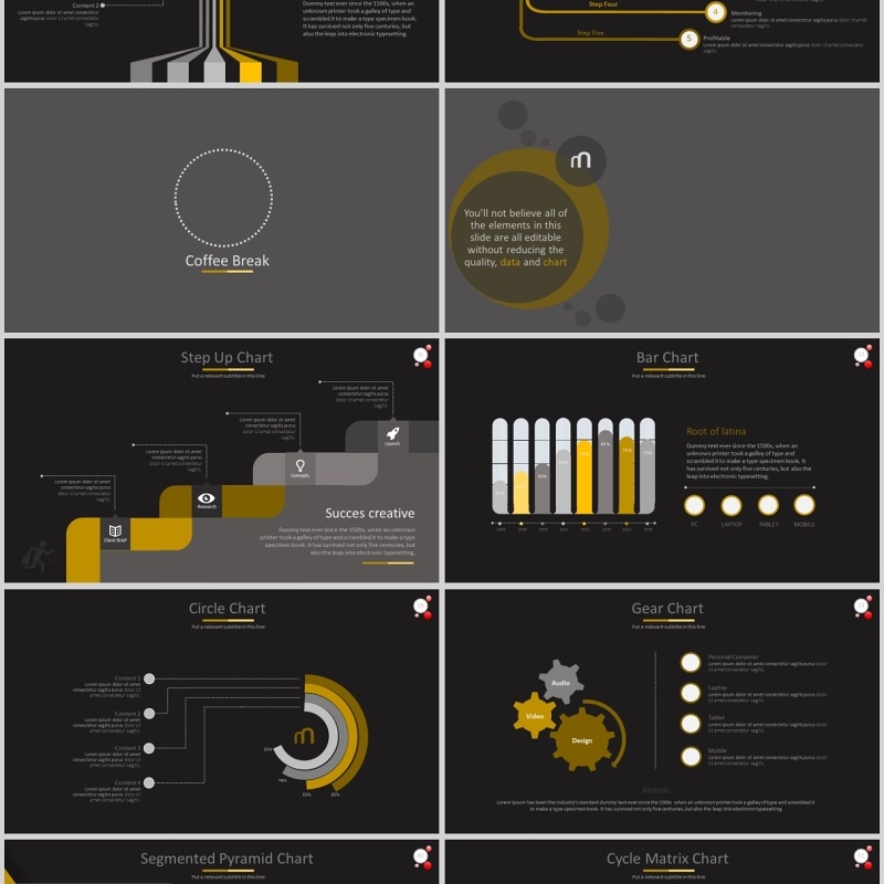 ppt图标世界地图集