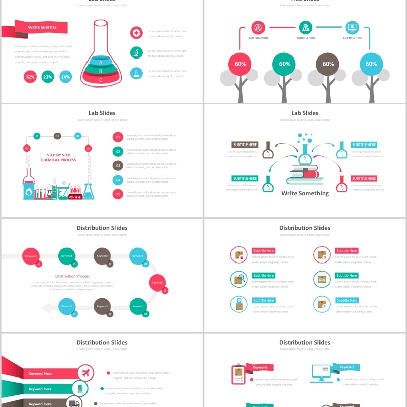 40页创意图形多用途信息可视化图表集