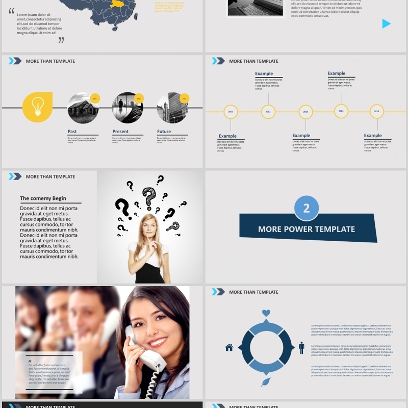 商务工作总结ppt