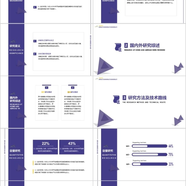 简约学术大学毕业论文答辩PPT模板 简约学术大学毕业论文答辩PPT模板