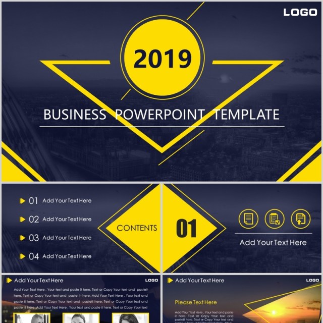 2019商务工作总结计划ppt模板 2019商务工作总结计划ppt模板