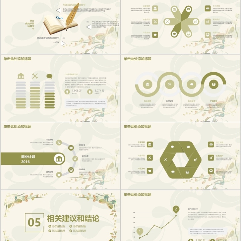 毕业论文答辩PPT模板