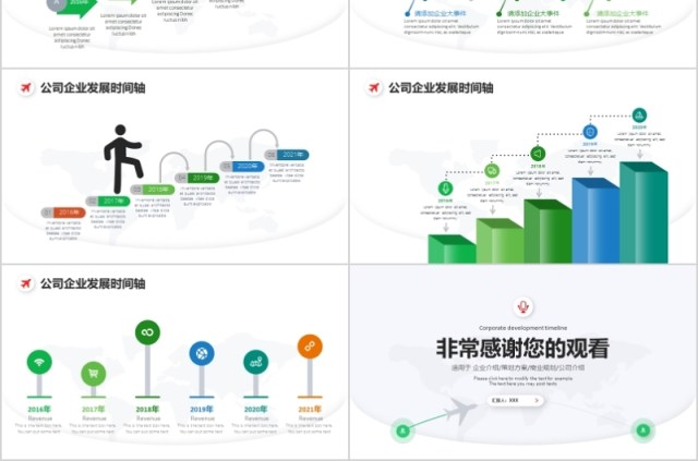 公司企业发展时间轴