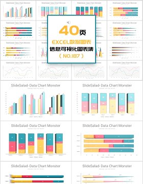 40页EXCEL数据图表新可视化图表集