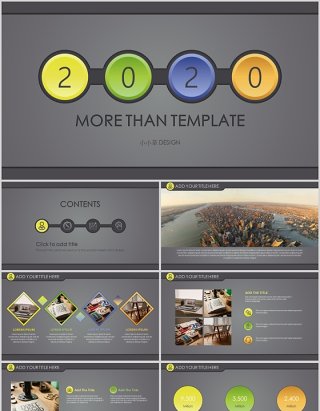 2020工作总结计划ppt模板