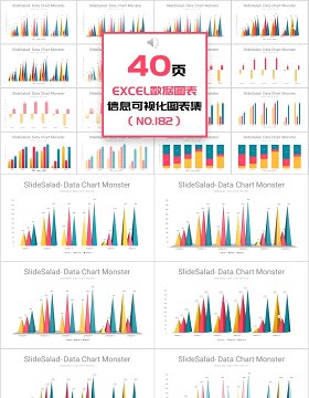 40页EXCEL数据图表新可视化图表集