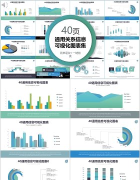 40页通用关系信息可视化图表集