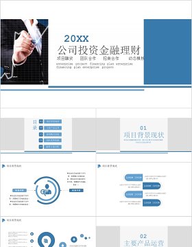 2020公司投资金融理财PPT