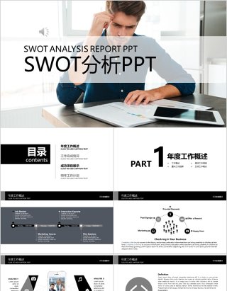 产品竞争优势总结SWOT分析PPT