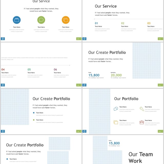 商务数据图表PPT素材模板Ecko - Powerpoint Template 商务数据图表PPT素材模板Ecko - Powerpoint Template