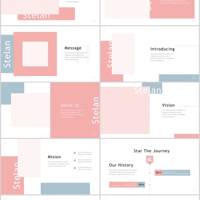 时尚工作通用PPT模板版式设计Stelan Powerpoint Template 时尚工作通用PPT模板版式设计Stelan Powerpoint Template