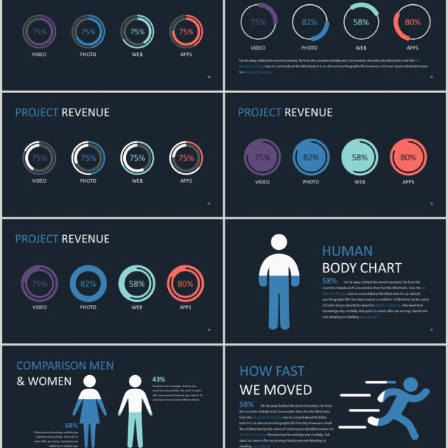 可视化信息图表PPT版式模板CLEAN Powerpoint Presentation Template 可视化信息图表PPT版式模板CLEAN Powerpoint Presentation Template