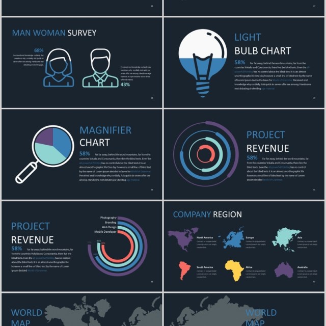可视化信息图表PPT版式模板CLEAN Powerpoint Presentation Template 可视化信息图表PPT版式模板CLEAN Powerpoint Presentation Template