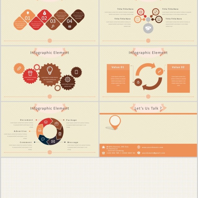 复古创意图形可视化图表PPT模板版式设计VINTAGE Powerpoint Template 复古创意图形可视化图表PPT模板版式设计VINTAGE Powerpoint Template