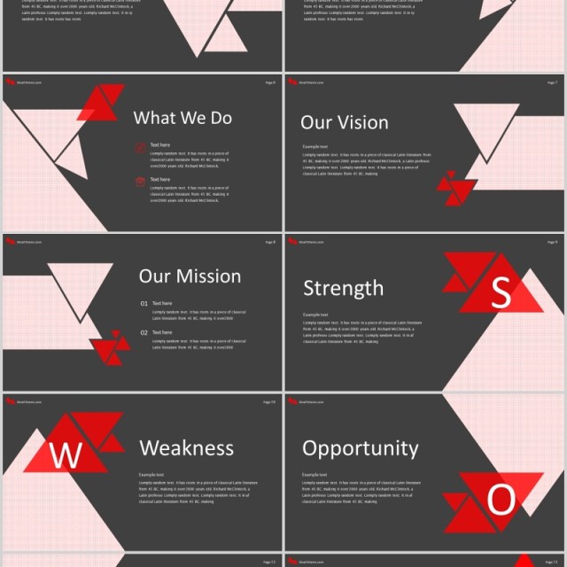 深色三角图形排版商务工作PPT模板Stoef Powerpoint Template 深色三角图形排版商务工作PPT模板Stoef Powerpoint Template