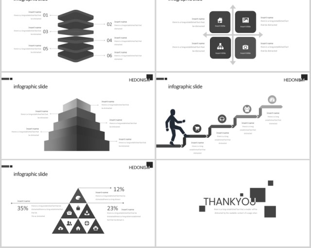 时尚高端大气工作计划总结汇报PPT模板版式素材图文排版Hedonism Powerpoint Template