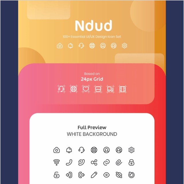 100+简单线条基本用户界面用户体验图标素材集Ndud 100+ Simple Line Essential UI UX Icon Set 100+简单线条基本用户界面用户体验图标素材集Ndud 100+ Simple Line Essential UI UX Icon Set