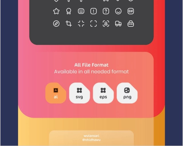 100+简单线条基本用户界面用户体验图标素材集Ndud 100+ Simple Line Essential UI UX Icon Set