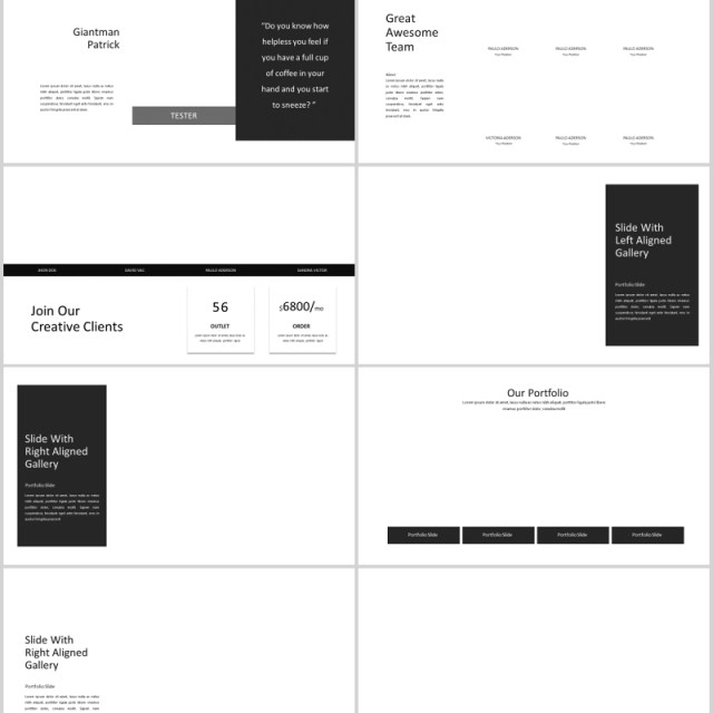 多功能图文排版PPT模板版式设计Yukee Multipurpose Powerpoint Template