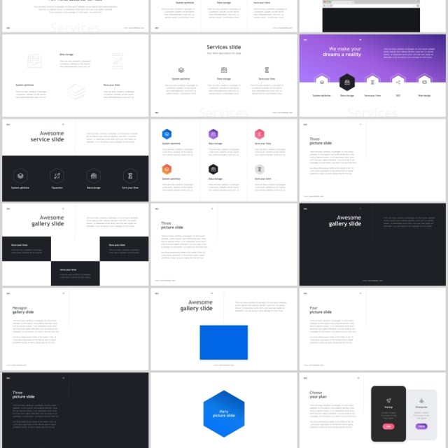 商务信息图片排版PPT模板KEY模板IRIS PowerPoint Template Keynote 商务信息图片排版PPT模板KEY模板IRIS PowerPoint Template Keynote