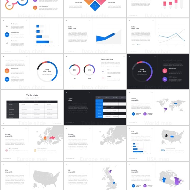 商务信息图片排版PPT模板KEY模板IRIS PowerPoint Template Keynote 商务信息图片排版PPT模板KEY模板IRIS PowerPoint Template Keynote