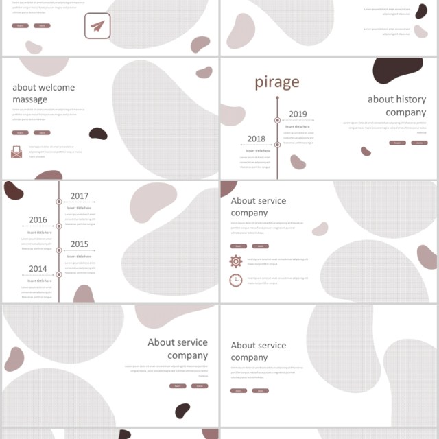 咖啡色通用PPT模板版式设计Pirage Powerpoint Template 咖啡色通用PPT模板版式设计Pirage Powerpoint Template