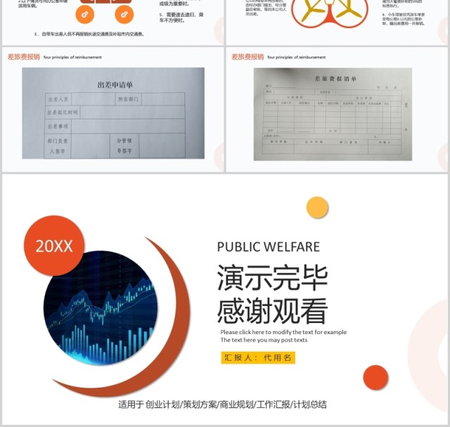 公司差旅费报账财务报销流程培训课程PPT模板