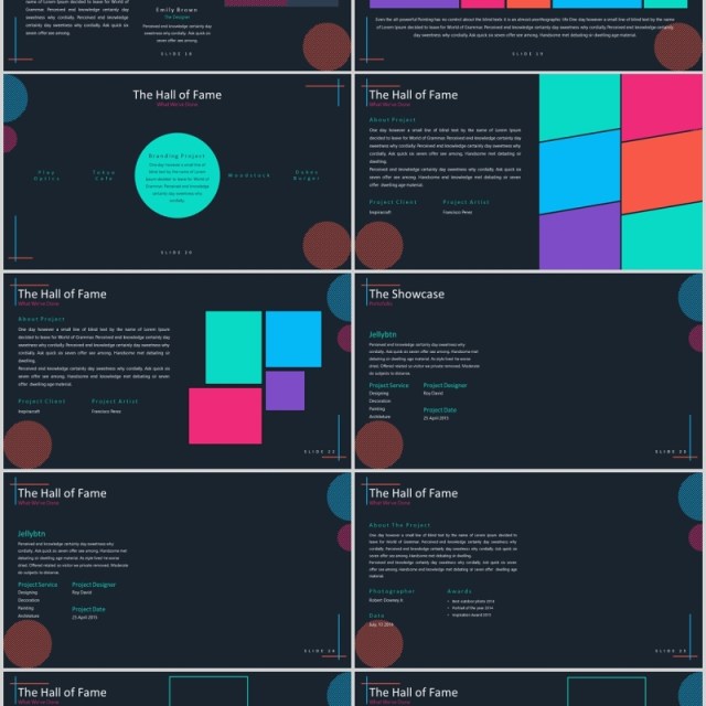 深色数据分析产品项目策划运营PPT模板版式设计Kitulah Powerpoint Template