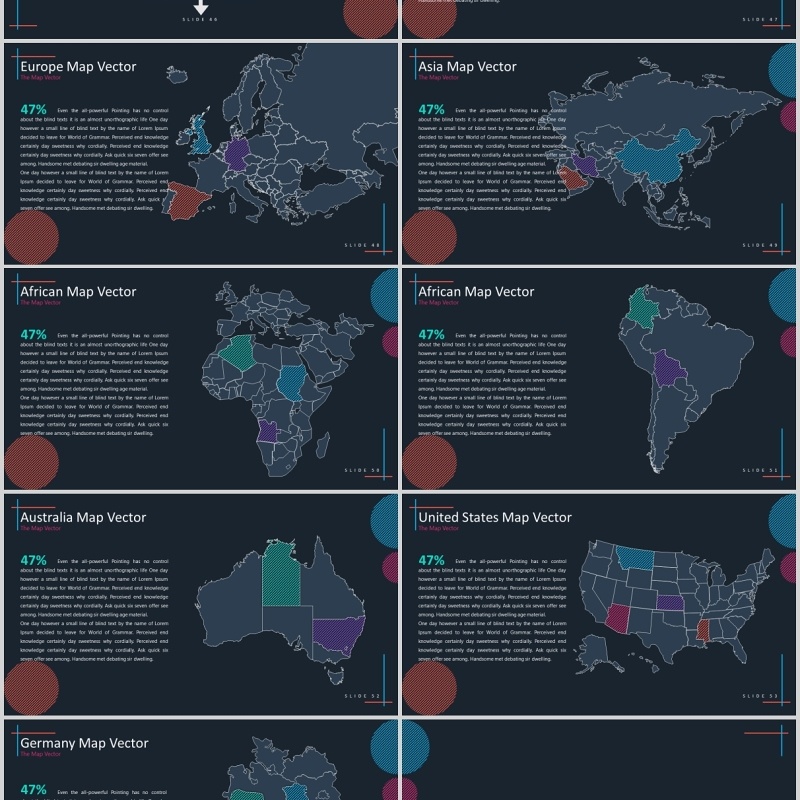 深色数据分析产品项目策划运营PPT模板版式设计Kitulah Powerpoint Template