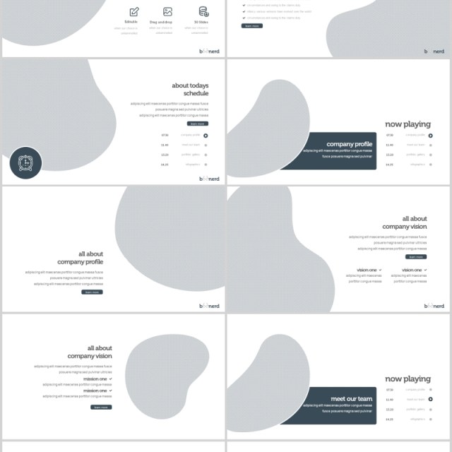 创意图形产品项目介绍PPT模板版式设计Boonerd Powerpoint Template 创意图形产品项目介绍PPT模板版式设计Boonerd Powerpoint Template