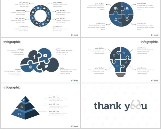 创意图形产品项目介绍PPT模板版式设计Boonerd Powerpoint Template