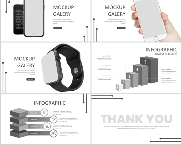 高端简约公司简介项目产品介绍PPT模板版式设计High&Low Powerpoint Template