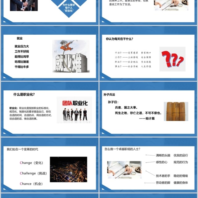 简约员工职业素养与团队意识培训PPT模板 简约员工职业素养与团队意识培训PPT模板