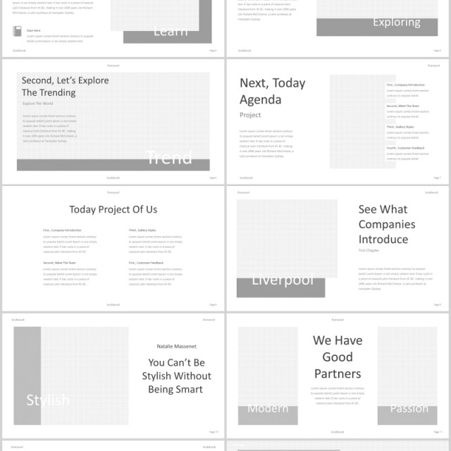 时尚简约项目介绍PPT版式设计模板Liverpool Powerpoint Template 时尚简约项目介绍PPT版式设计模板Liverpool Powerpoint Template