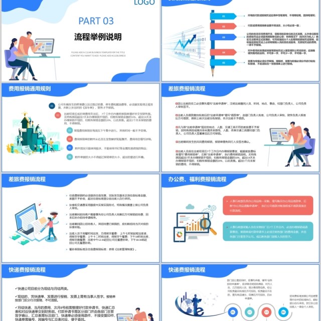 简约企业财务制度培训报销流程知识课件PPT模板