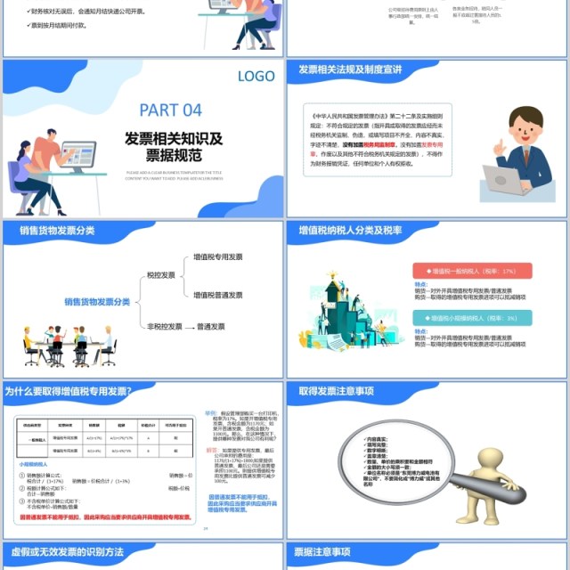 简约企业财务制度培训报销流程知识课件PPT模板