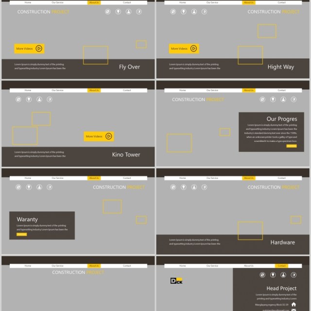 高端优质项目计划书产品展示公司介绍PPT模板图片排版设计DCK   Powerpoint Template