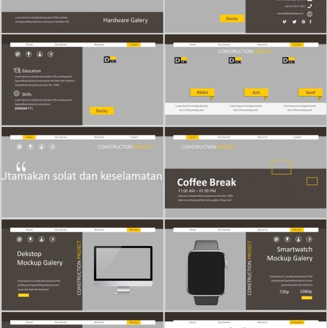 高端优质项目计划书产品展示公司介绍PPT模板图片排版设计DCK   Powerpoint Template