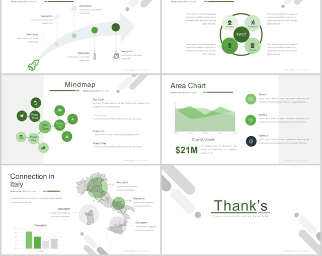 简约公司简介产品项目介绍PPT模板版式设计Karmelo Powerpoint Template