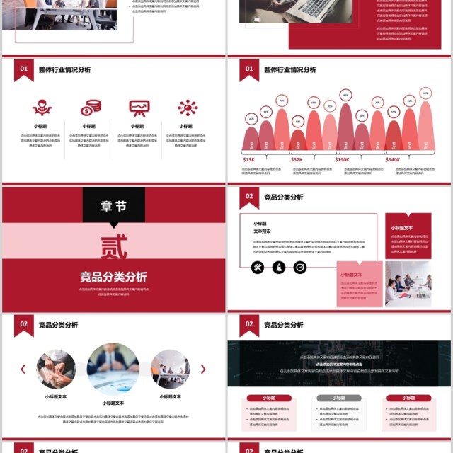 商务竞争品牌整体分析报告PPT模板 商务竞争品牌整体分析报告PPT模板