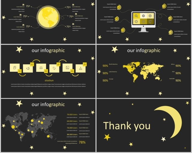 星月深色创意通用PPT模板版式设计Stockun Powerpoint Template 星月深色创意通用PPT模板版式设计Stockun Powerpoint Template