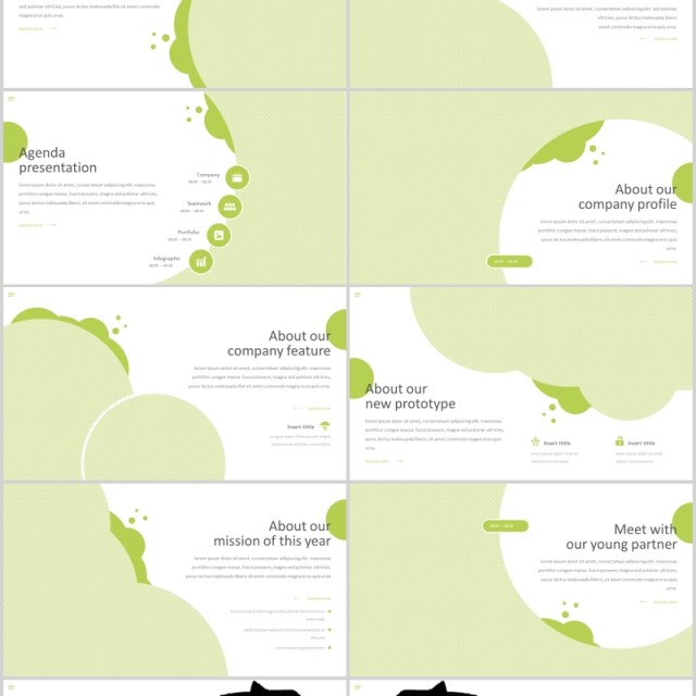 绿色商务通用PPT模板创意版式设计Organic Powerpoint Template 绿色商务通用PPT模板创意版式设计Organic Powerpoint Template