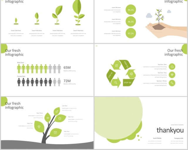 绿色商务通用PPT模板创意版式设计Organic Powerpoint Template 绿色商务通用PPT模板创意版式设计Organic Powerpoint Template