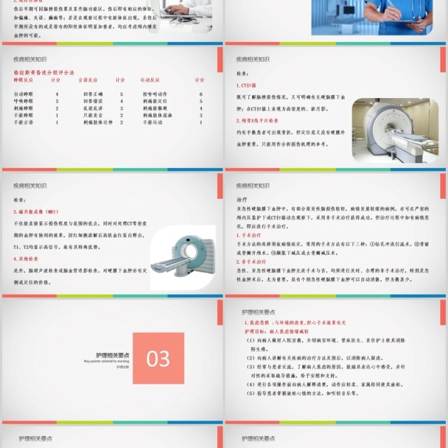 亚急性硬膜下血肿护理查房PPT模板 亚急性硬膜下血肿护理查房PPT模板