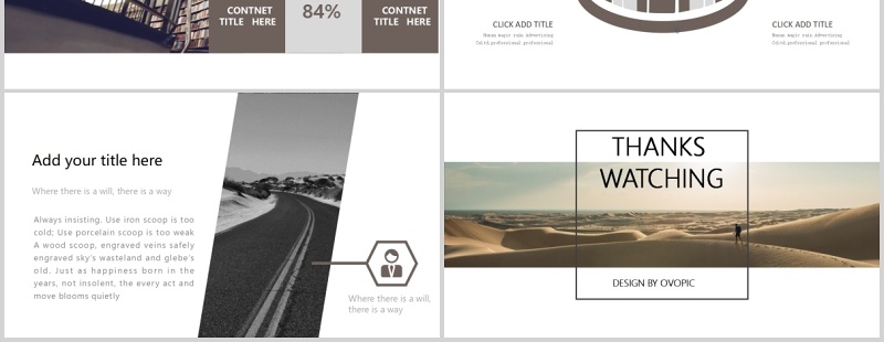 简洁商务商业计划书PPT模板