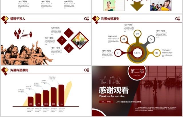 企业项目管理业务控制PPT模板 企业项目管理业务控制PPT模板