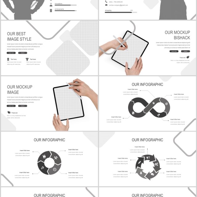 商业项目计划书PPT模板版式设计Bishack Powerpoint Template 商业项目计划书PPT模板版式设计Bishack Powerpoint Template