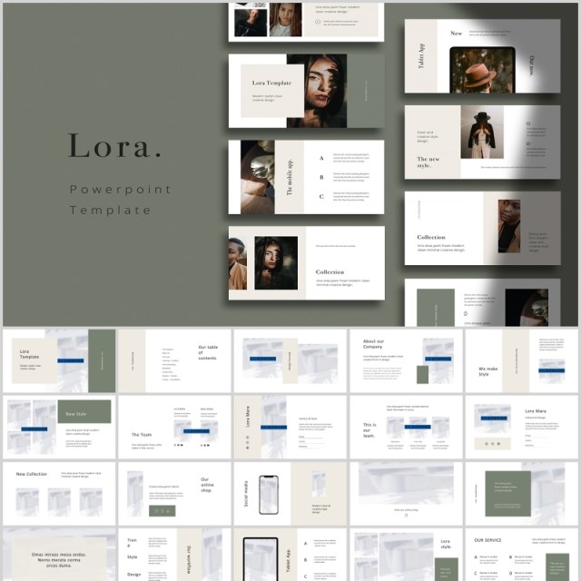简洁简约KEY模板PPT模板LORA_Powerpoint Keynote 简洁简约KEY模板PPT模板LORA_Powerpoint Keynote